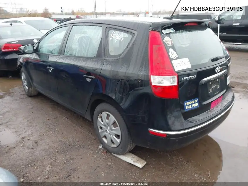 KMHDB8AE3CU139195 2012 Hyundai Elantra Touring Gls