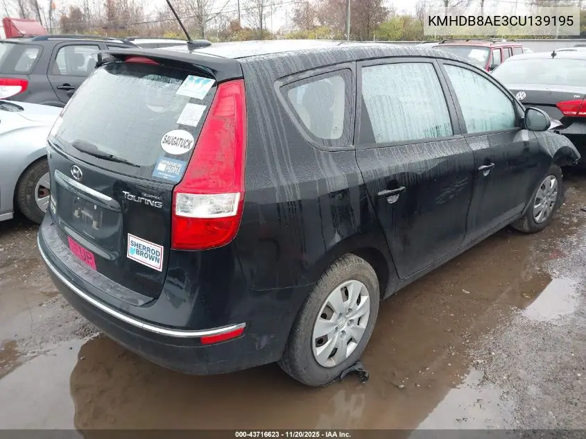 KMHDB8AE3CU139195 2012 Hyundai Elantra Touring Gls