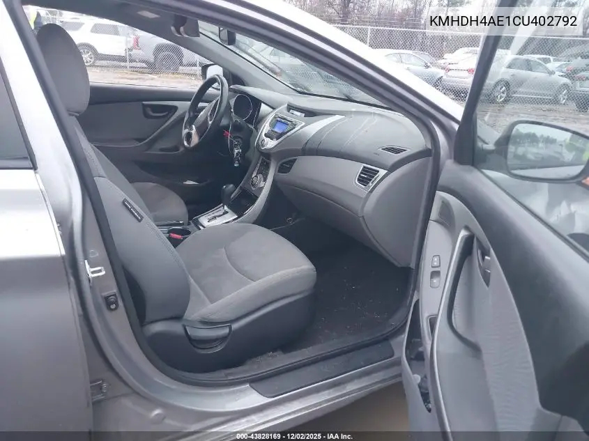 KMHDH4AE1CU402792 2012 Hyundai Elantra Gls (Ulsan Plant)
