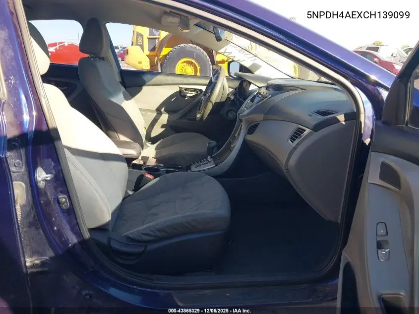 5NPDH4AEXCH139099 2012 Hyundai Elantra Gls