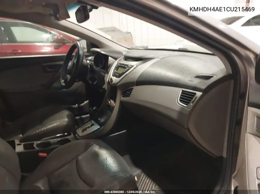 KMHDH4AE1CU215469 2012 Hyundai Elantra Limited (Ulsan Plant)