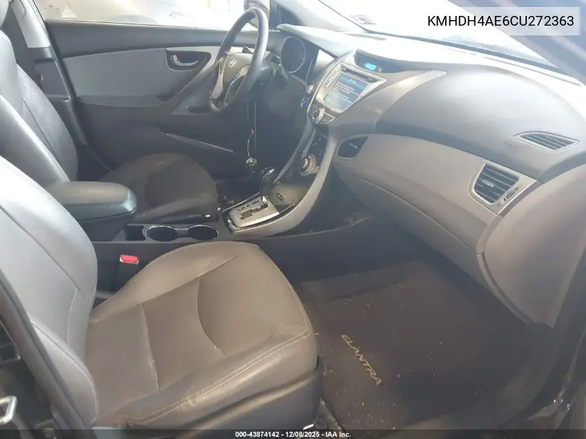 KMHDH4AE6CU272363 2012 Hyundai Elantra Limited (Ulsan Plant)
