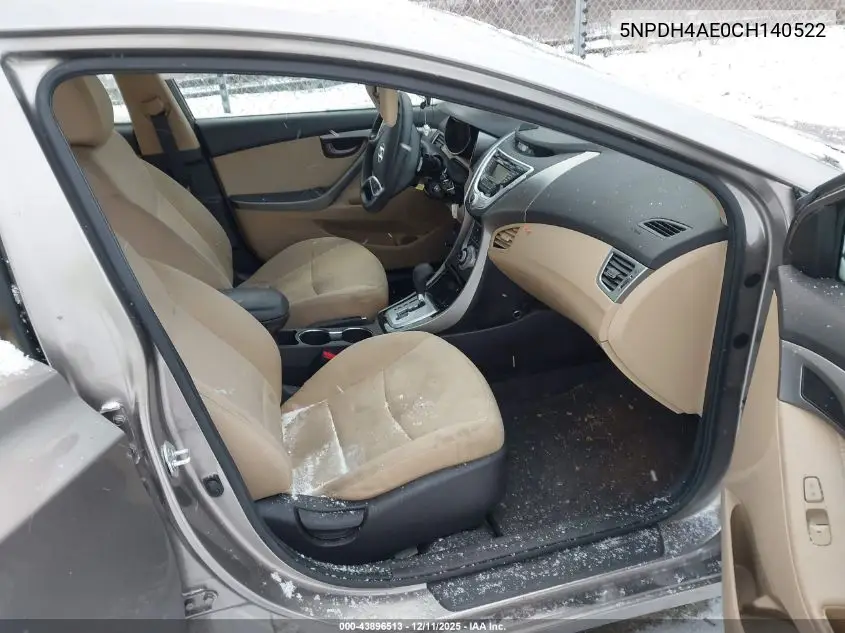 5NPDH4AE0CH140522 2012 Hyundai Elantra Gls