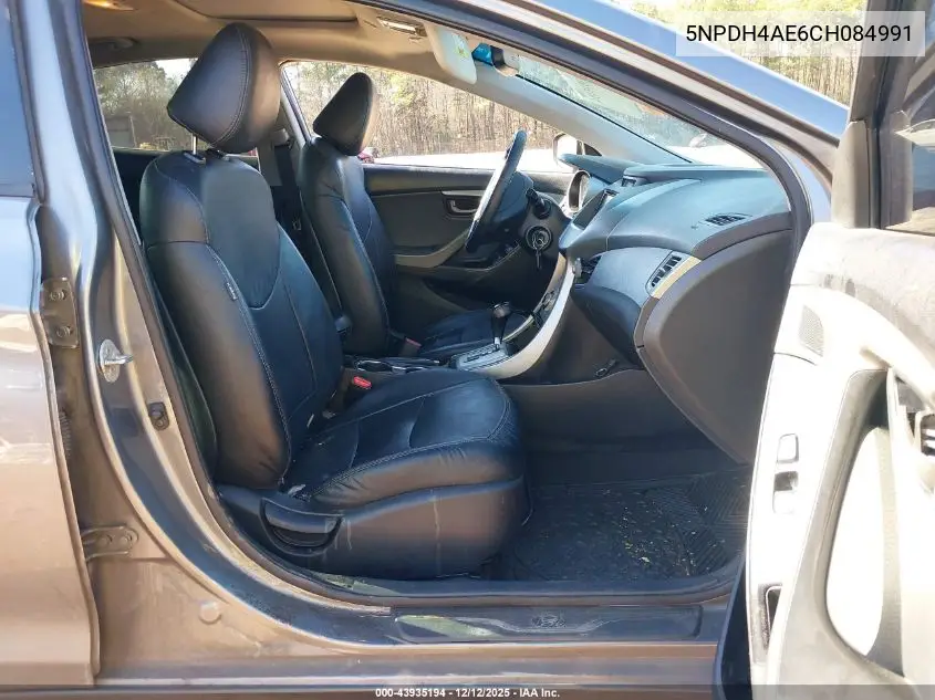 5NPDH4AE6CH084991 2012 Hyundai Elantra Limited