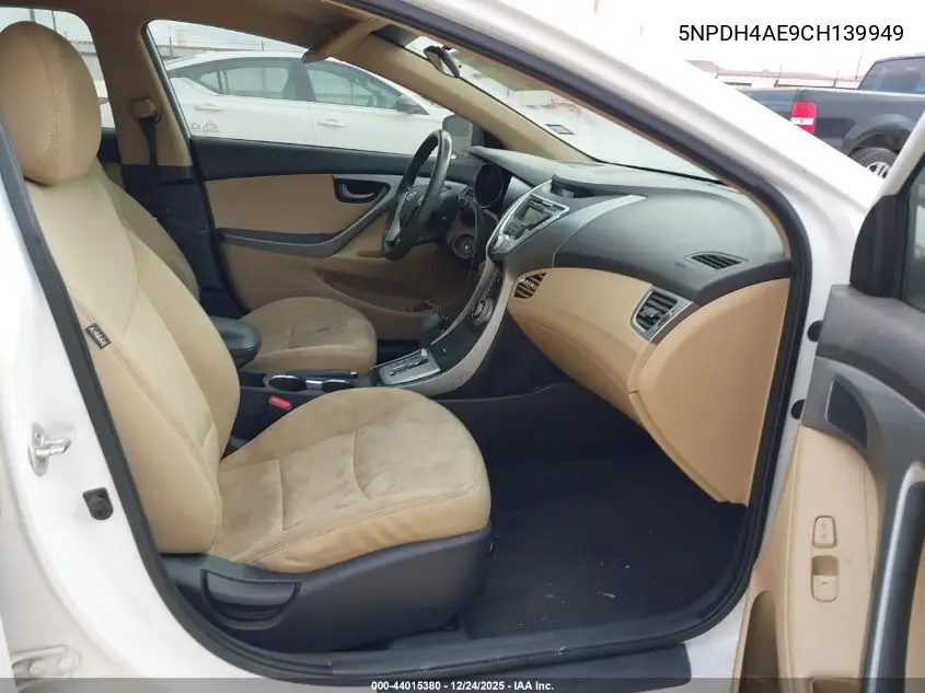 5NPDH4AE9CH139949 2012 Hyundai Elantra Gls