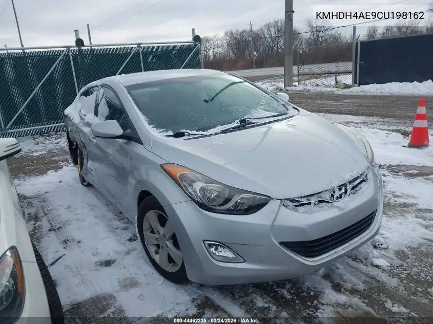 KMHDH4AE9CU198162 2012 Hyundai Elantra Gls (Ulsan Plant)