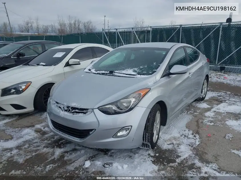 KMHDH4AE9CU198162 2012 Hyundai Elantra Gls (Ulsan Plant)
