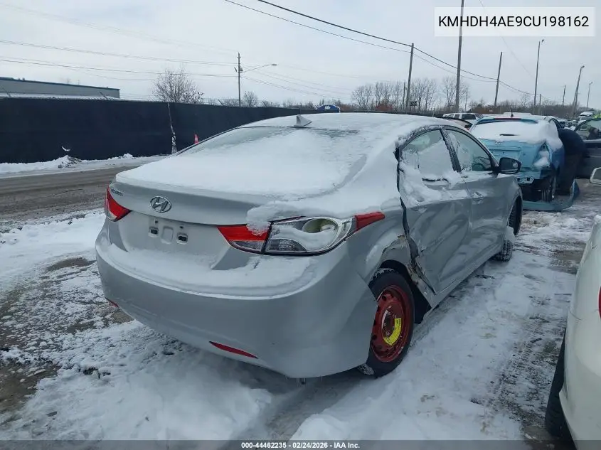 KMHDH4AE9CU198162 2012 Hyundai Elantra Gls (Ulsan Plant)