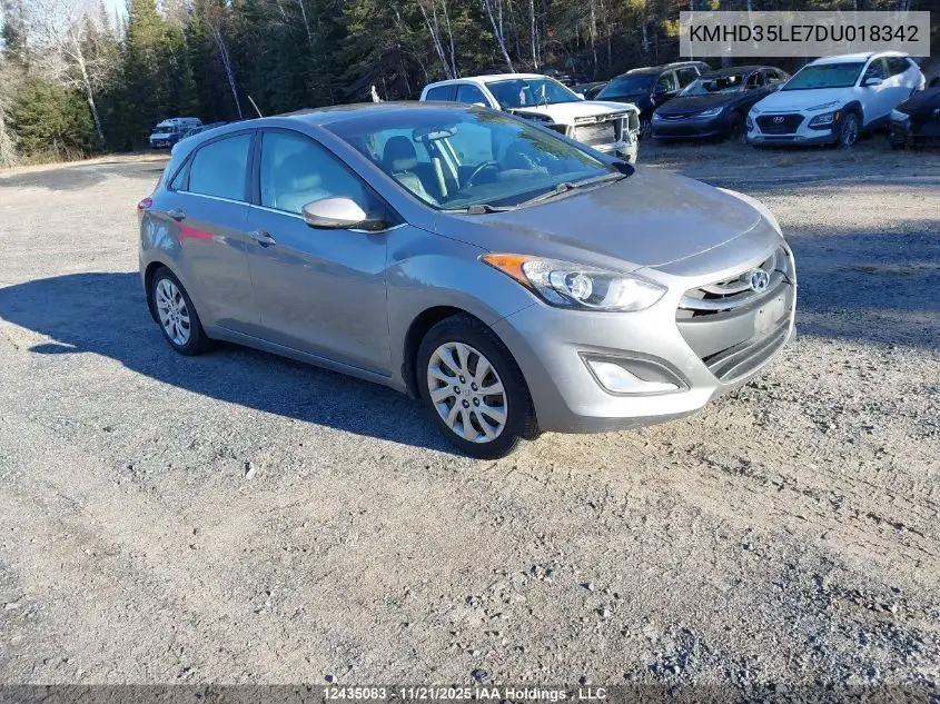 KMHD35LE7DU018342 2013 Hyundai Elantra Gt Se