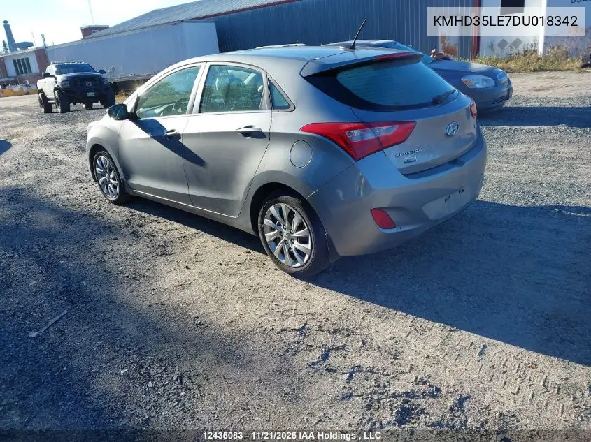 KMHD35LE7DU018342 2013 Hyundai Elantra Gt Se