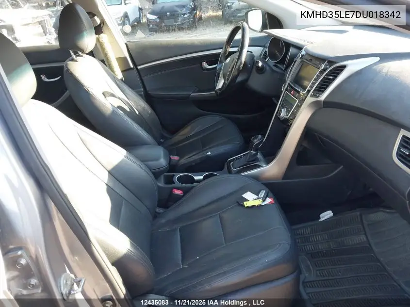 KMHD35LE7DU018342 2013 Hyundai Elantra Gt Se