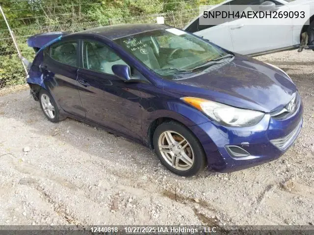 5NPDH4AEXDH269093 2013 Hyundai Elantra Gls/Limited