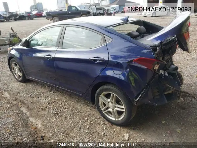 5NPDH4AEXDH269093 2013 Hyundai Elantra Gls/Limited