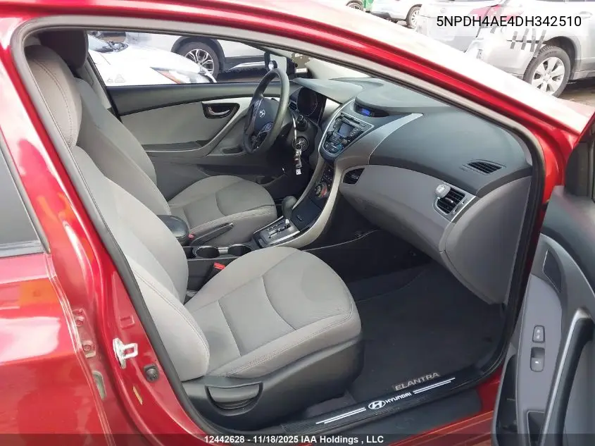5NPDH4AE4DH342510 2013 Hyundai Elantra