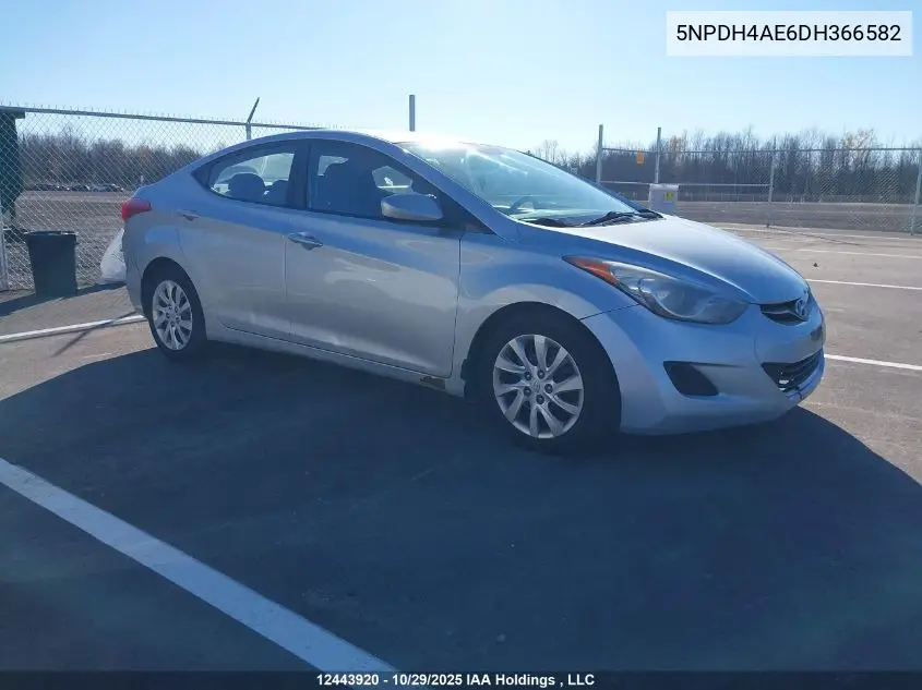 5NPDH4AE6DH366582 2013 Hyundai Elantra Gl