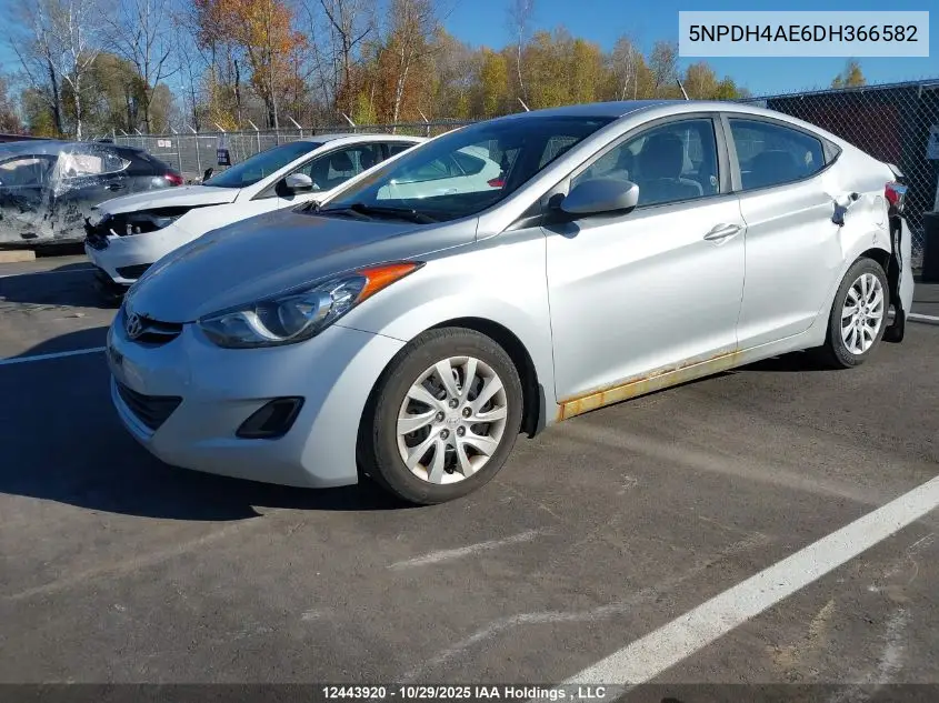 5NPDH4AE6DH366582 2013 Hyundai Elantra Gl