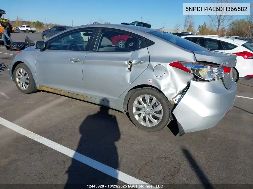 5NPDH4AE6DH366582 2013 Hyundai Elantra Gl