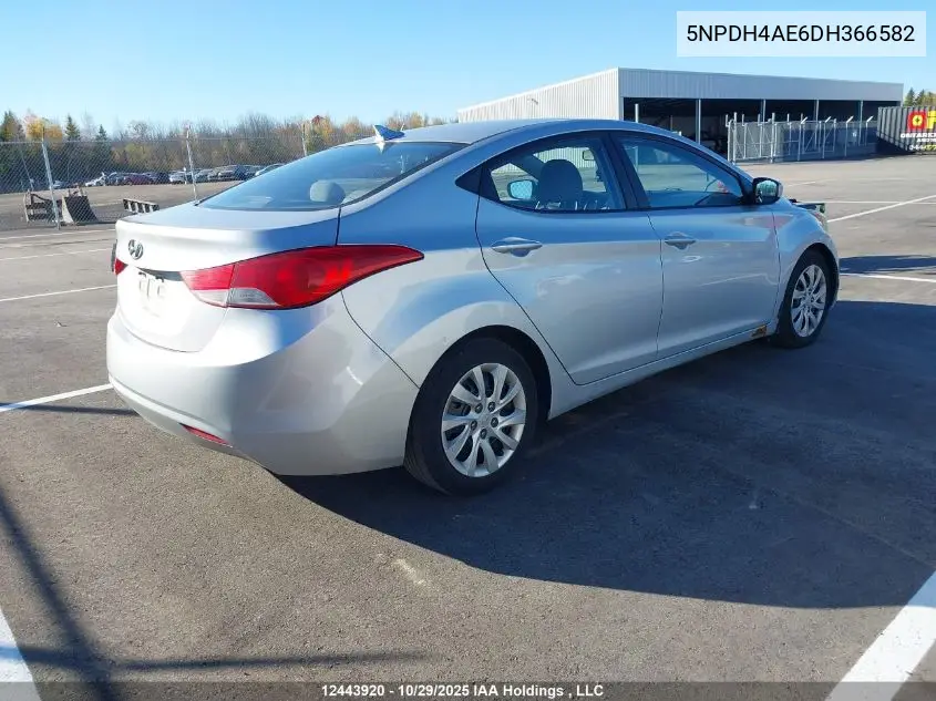 5NPDH4AE6DH366582 2013 Hyundai Elantra Gl