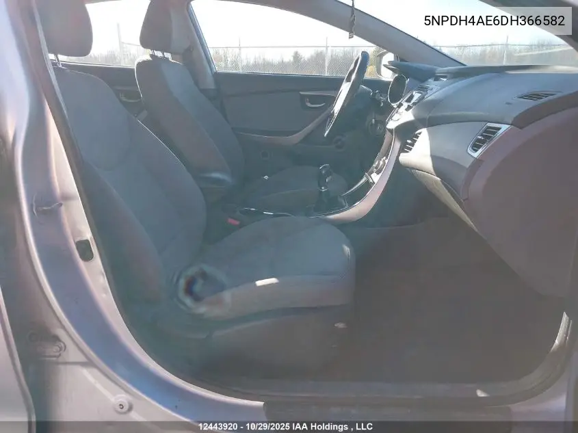 5NPDH4AE6DH366582 2013 Hyundai Elantra Gl