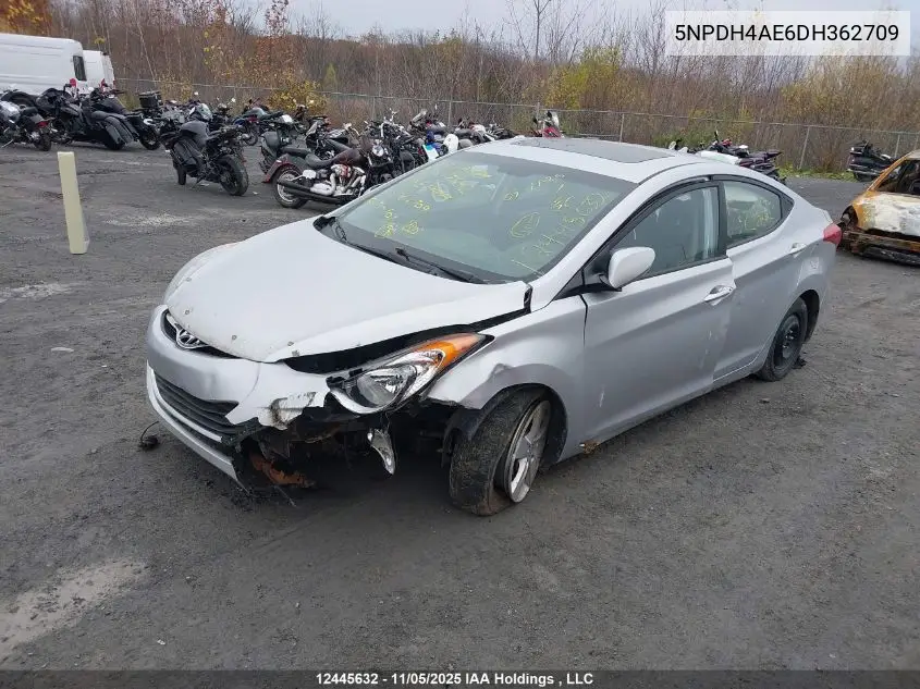 5NPDH4AE6DH362709 2013 Hyundai Elantra Gls