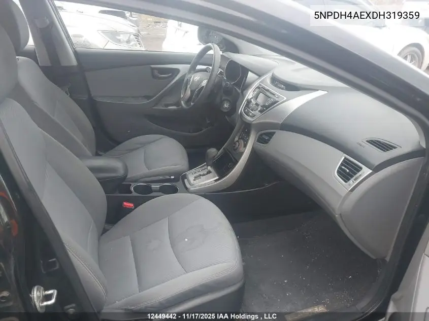 5NPDH4AEXDH319359 2013 Hyundai Elantra Gl