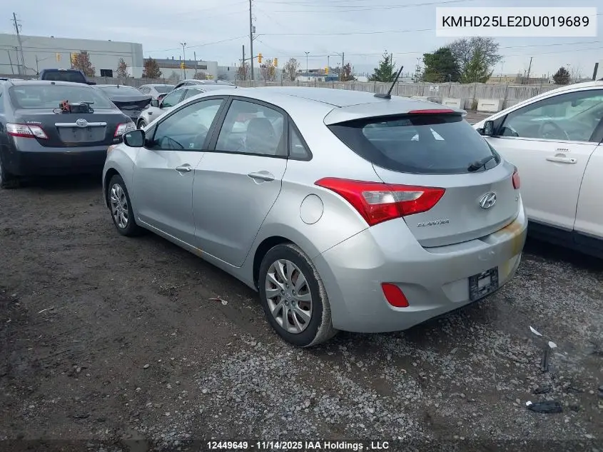 KMHD25LE2DU019689 2013 Hyundai Elantra Gt