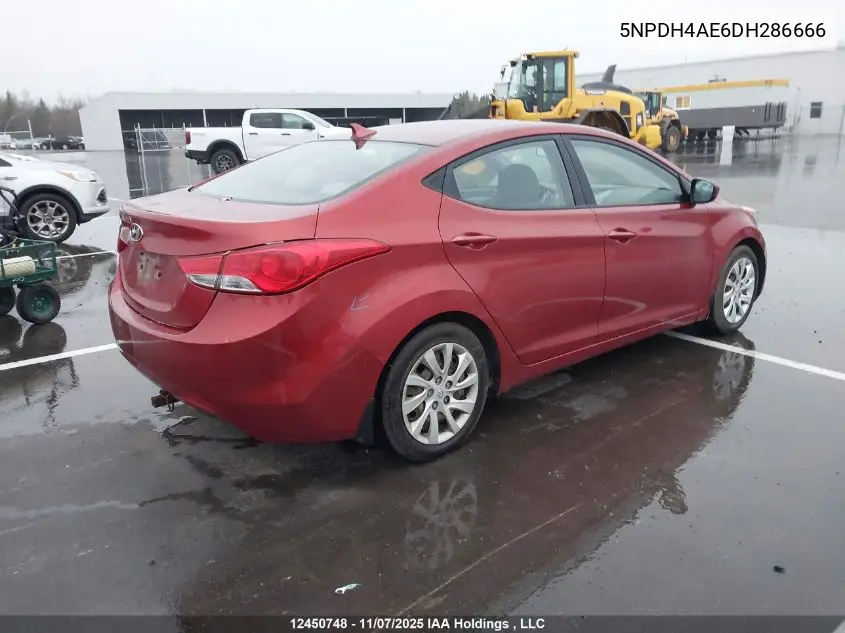 5NPDH4AE6DH286666 2013 Hyundai Elantra Gl