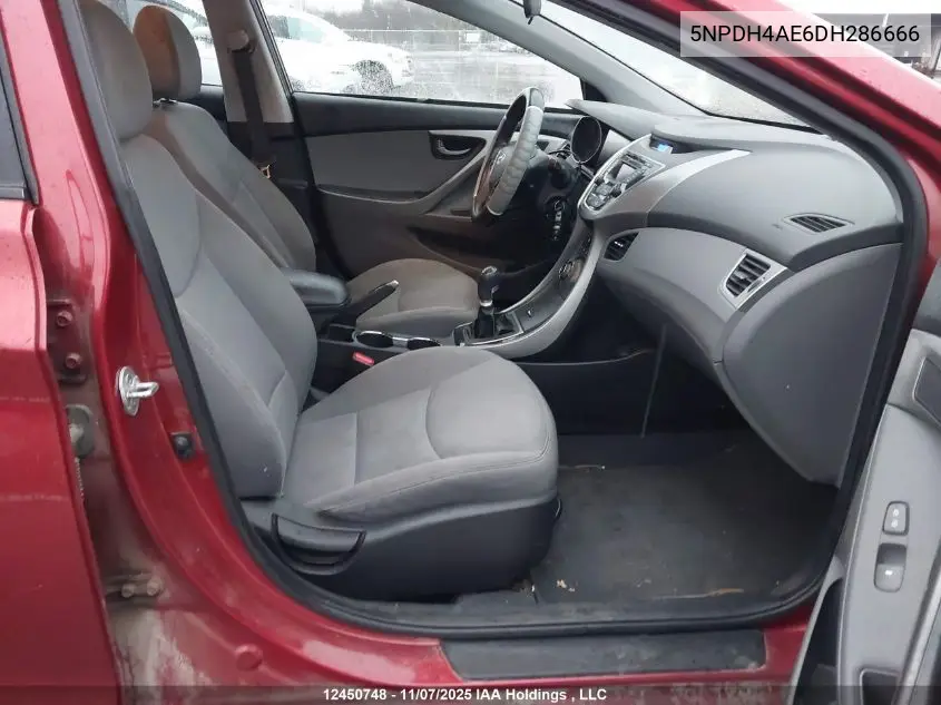5NPDH4AE6DH286666 2013 Hyundai Elantra Gl