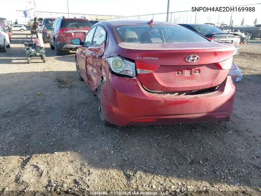 5NPDH4AE2DH169988 2013 Hyundai Elantra