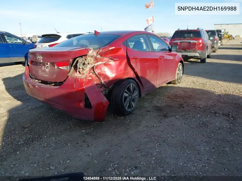 5NPDH4AE2DH169988 2013 Hyundai Elantra
