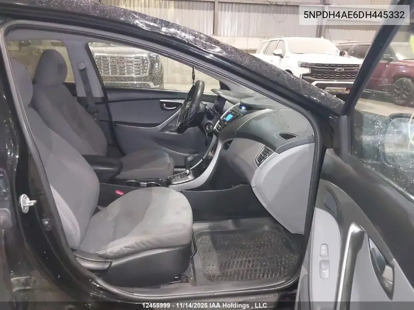 5NPDH4AE6DH445332 2013 Hyundai Elantra