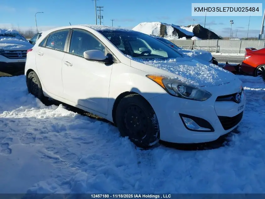 KMHD35LE7DU025484 2013 Hyundai Elantra Gt Gls