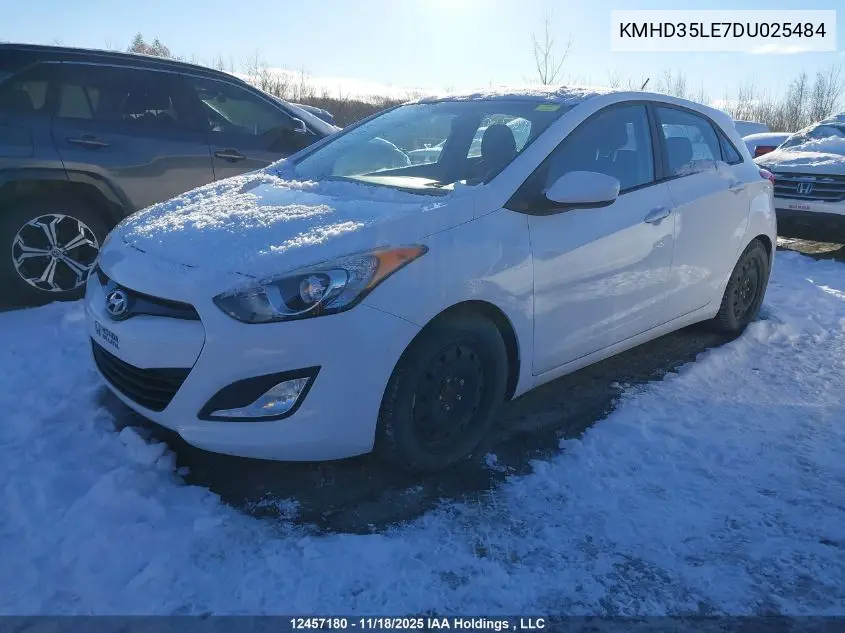 KMHD35LE7DU025484 2013 Hyundai Elantra Gt Gls