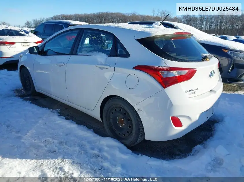 KMHD35LE7DU025484 2013 Hyundai Elantra Gt Gls