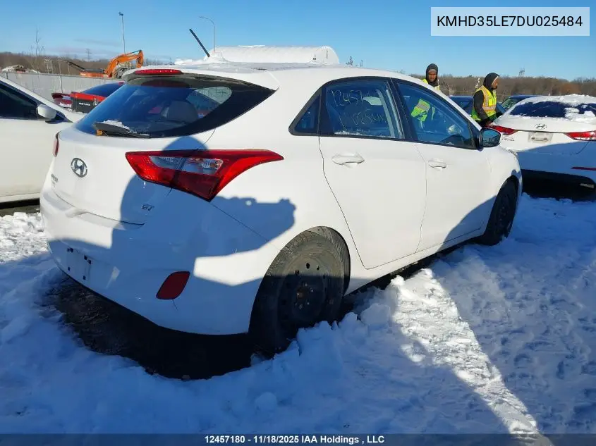 KMHD35LE7DU025484 2013 Hyundai Elantra Gt Gls