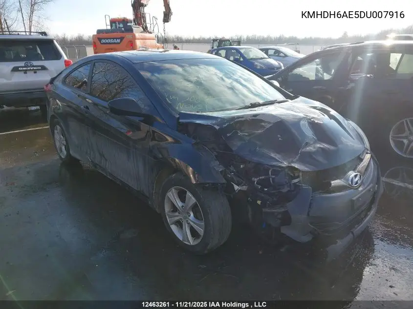 KMHDH6AE5DU007916 2013 Hyundai Elantra Gls