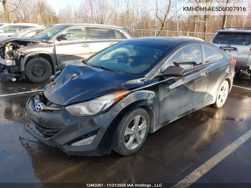 KMHDH6AE5DU007916 2013 Hyundai Elantra Gls