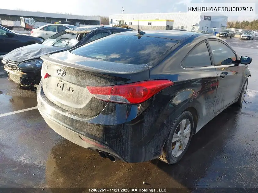KMHDH6AE5DU007916 2013 Hyundai Elantra Gls