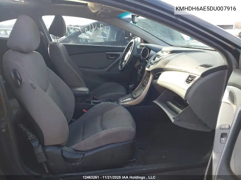 KMHDH6AE5DU007916 2013 Hyundai Elantra Gls