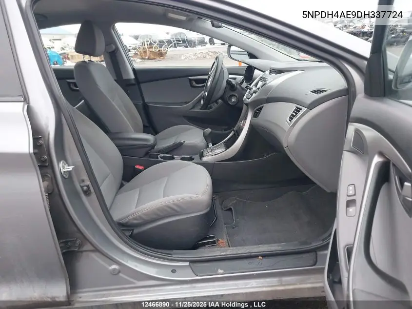 5NPDH4AE9DH337724 2013 Hyundai Elantra
