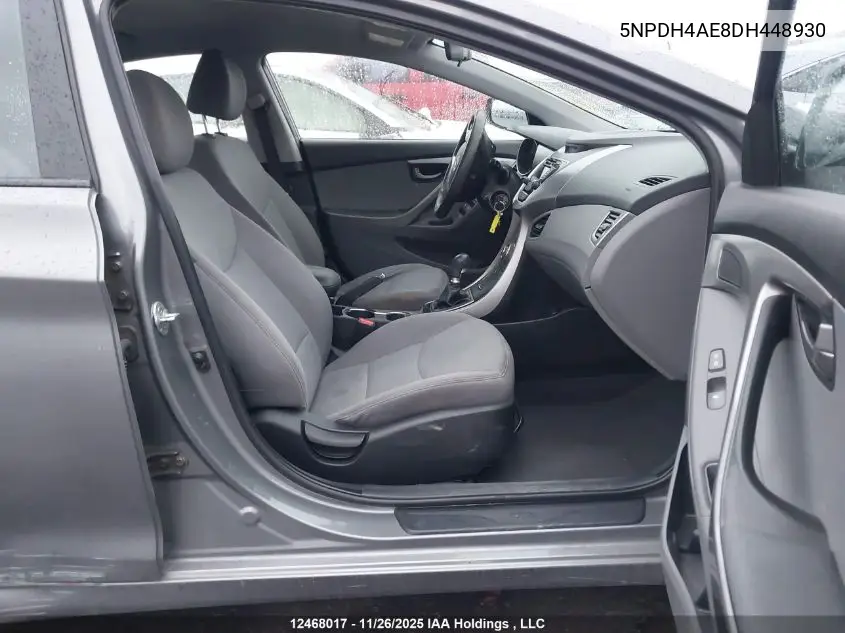 5NPDH4AE8DH448930 2013 Hyundai Elantra L