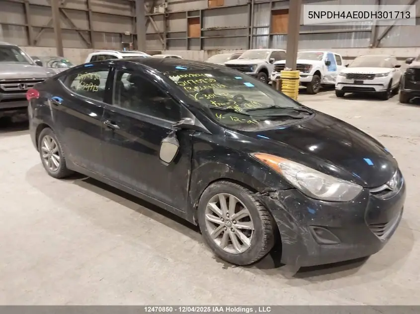 5NPDH4AE0DH301713 2013 Hyundai Elantra