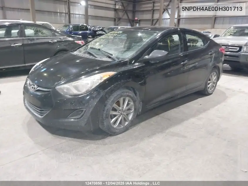 5NPDH4AE0DH301713 2013 Hyundai Elantra
