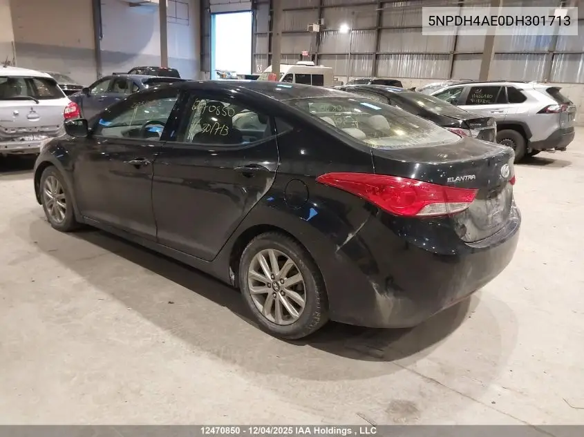 5NPDH4AE0DH301713 2013 Hyundai Elantra