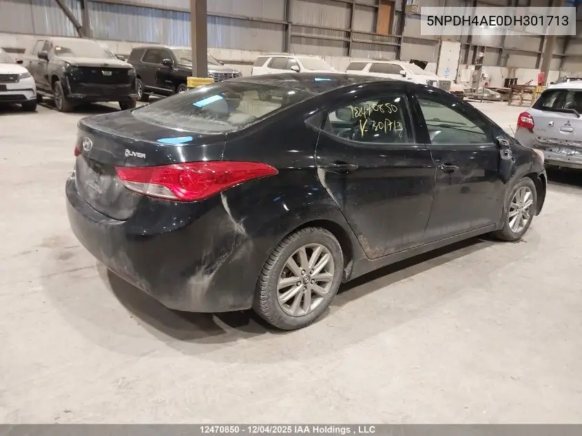 5NPDH4AE0DH301713 2013 Hyundai Elantra