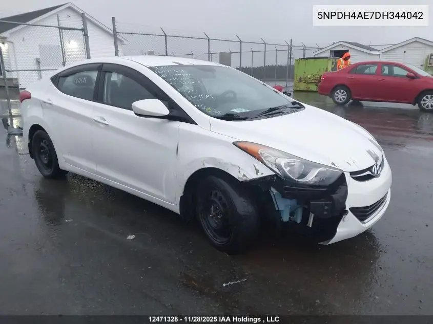 5NPDH4AE7DH344042 2013 Hyundai Elantra Gl