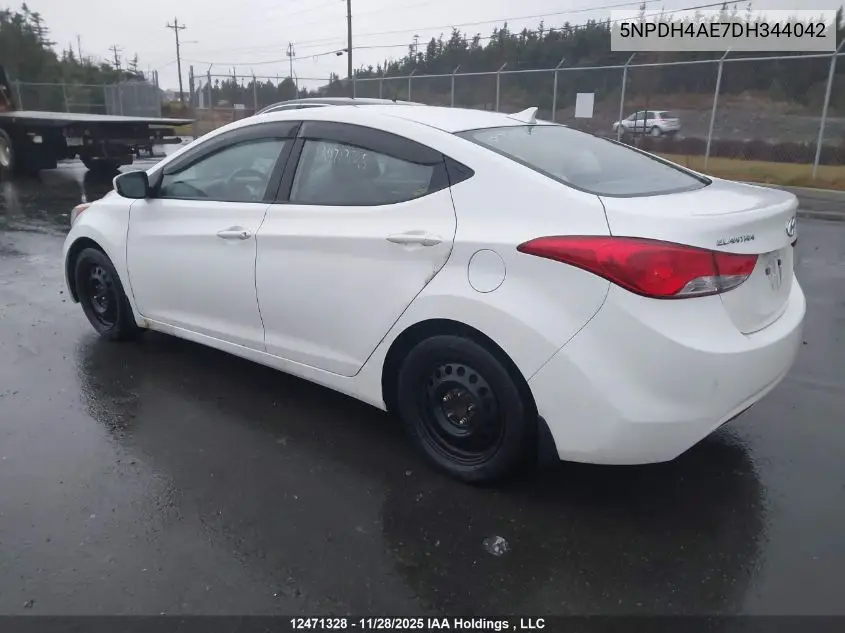 5NPDH4AE7DH344042 2013 Hyundai Elantra Gl