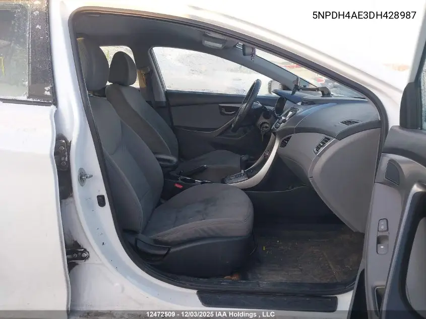 5NPDH4AE3DH428987 2013 Hyundai Elantra L
