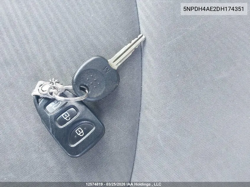 5NPDH4AE2DH174351 2013 Hyundai Elantra Gl