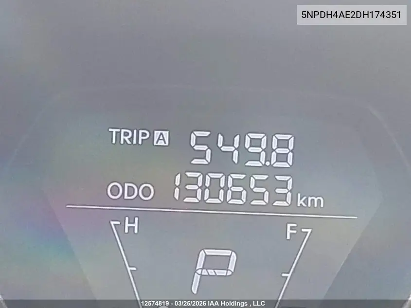 5NPDH4AE2DH174351 2013 Hyundai Elantra Gl